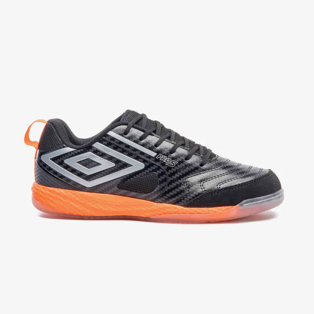 Chuteira Futsal Umbro Pro 5 Bump Full Carbon