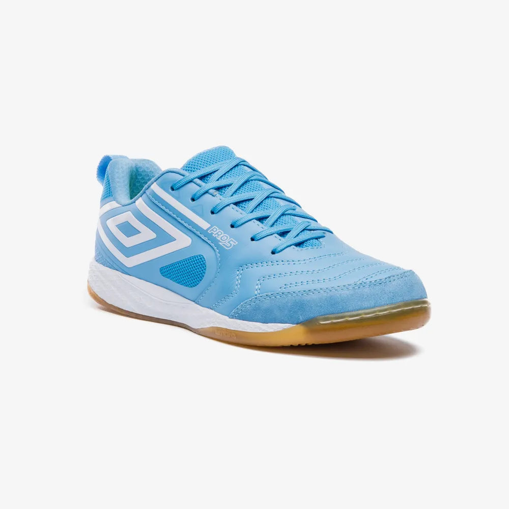 Chuteira Futsal Umbro Pro 5 Bump Baby Blue