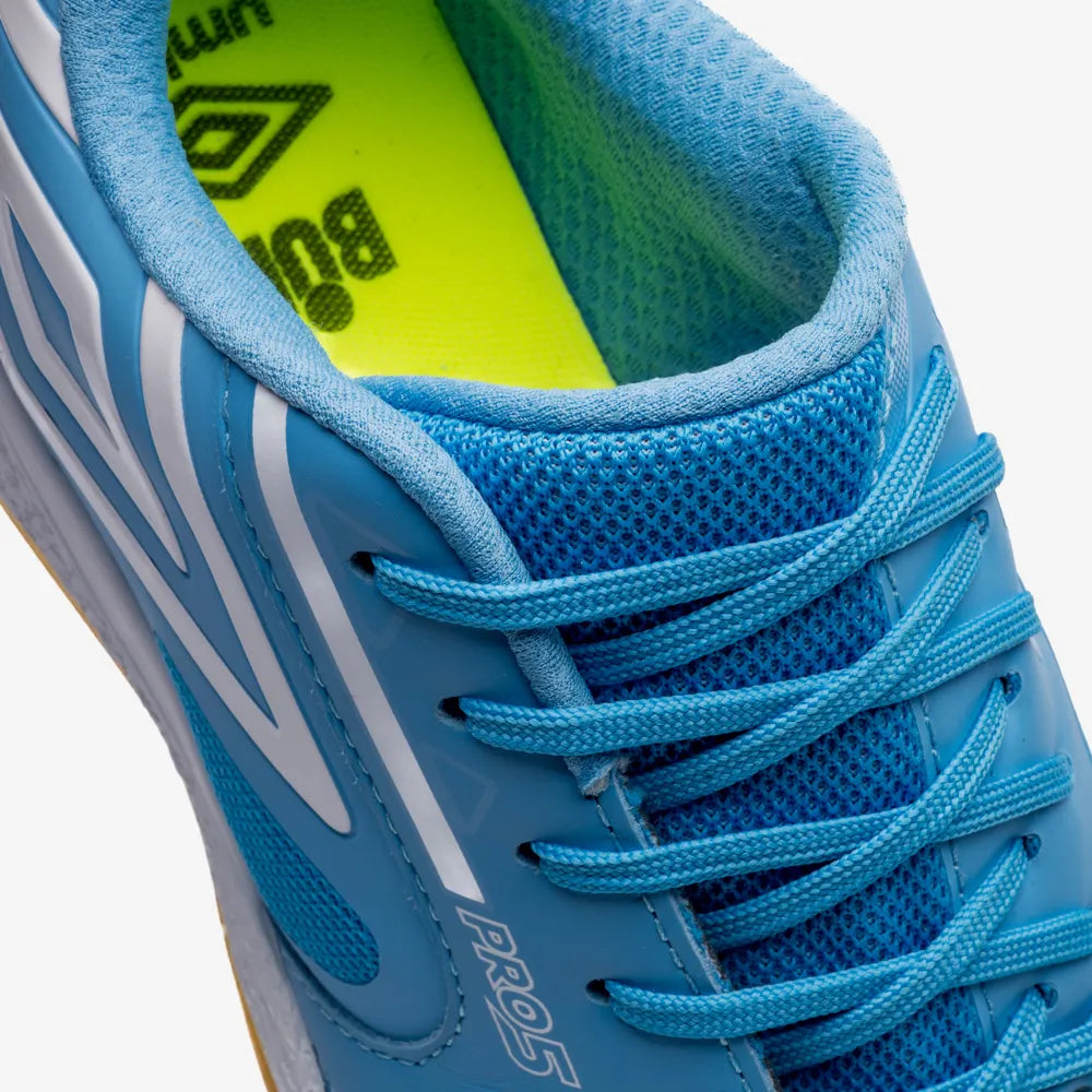 Chuteira Futsal Umbro Pro 5 Bump Baby Blue